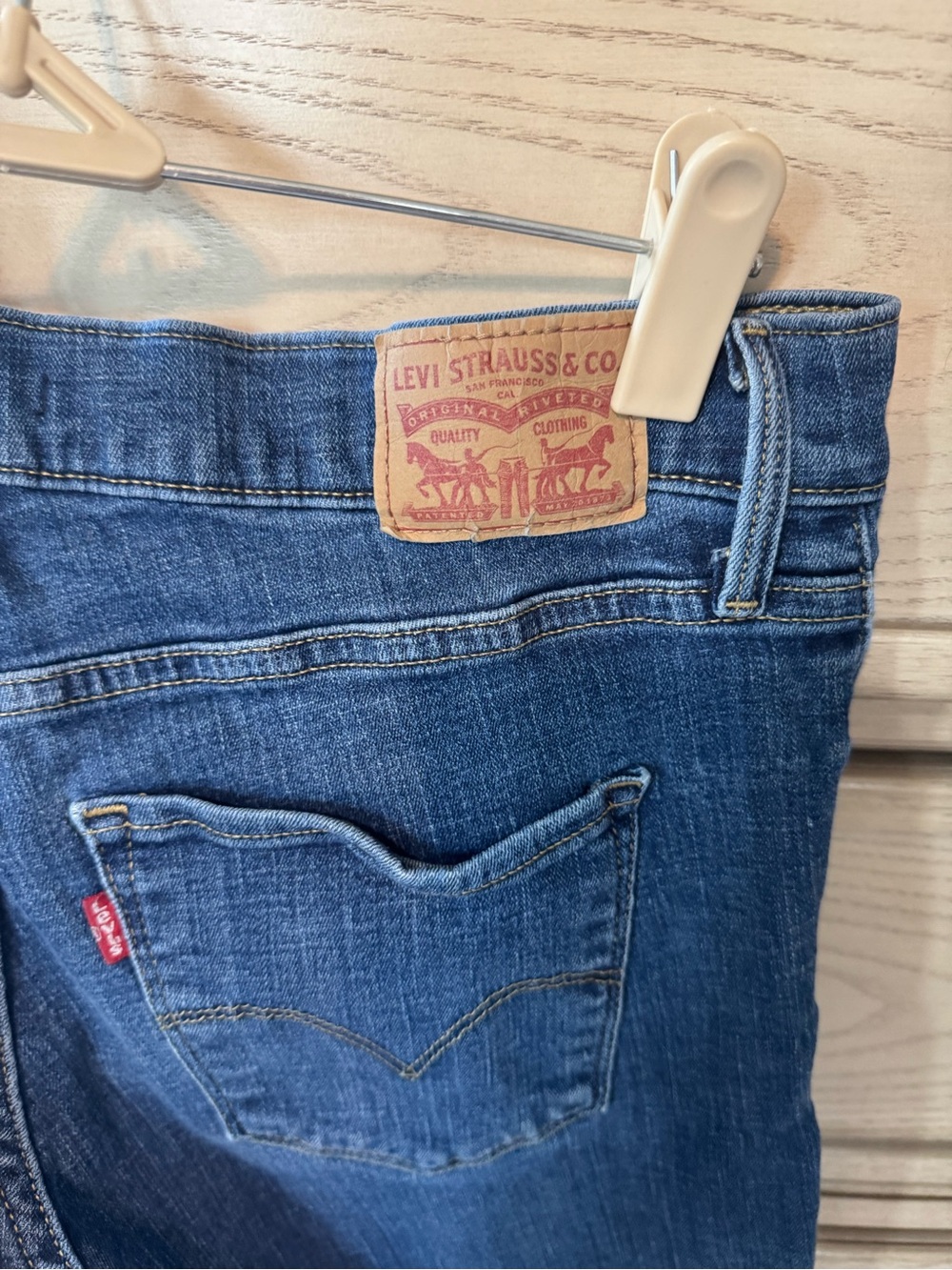 Levi's Dark Blue Shaping Skinny Jeans - Picture 2 of 5